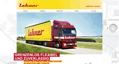 Desktop Screenshot of lakner-spedition.de
