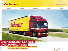Tablet Screenshot of lakner-spedition.de